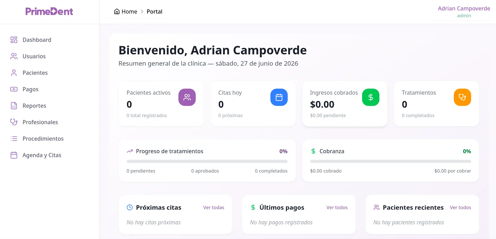 Sistema de Clínica Dental